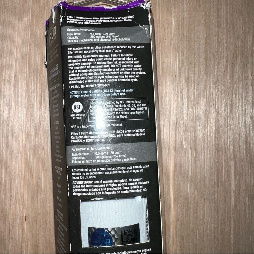 Everydrop Refrigerator Ice & Water Filter #1 -EDR4RXD1-6 Month Filter Life New! - Picture 7 of 9